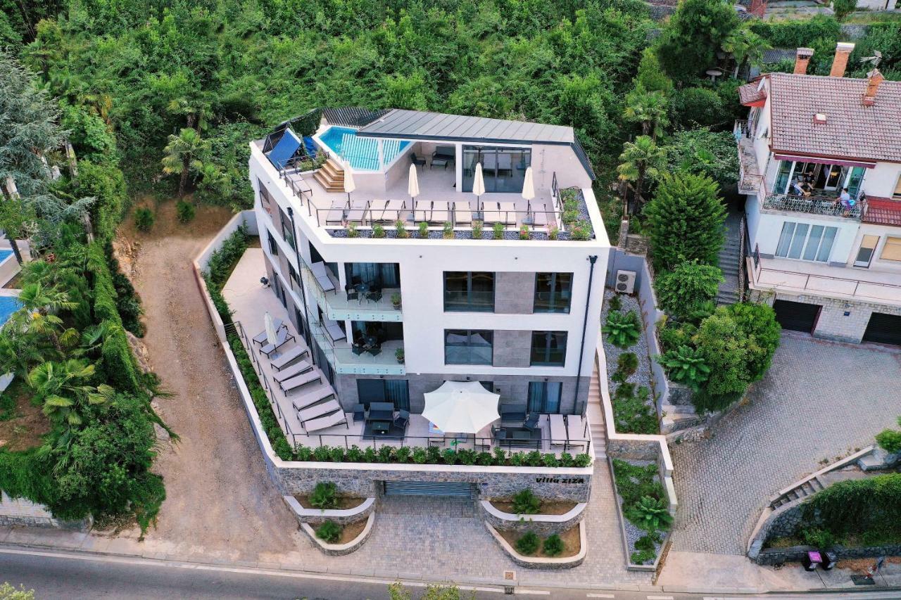 Apartments In Villa Ziza, Rooftop Swimming Pool โอปาติยา ภายนอก รูปภาพ